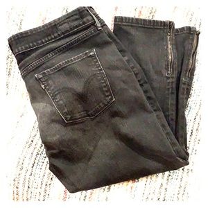 Levi’s Low Skinny Cropped with Zipper Ankles